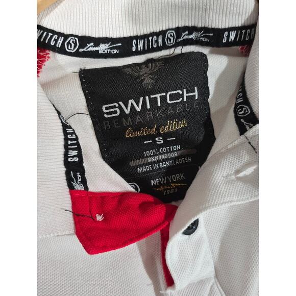 SWITCH Men’s Looney Tunes Bugs Bunny “Get The Juice” Polo Shirt – Size Small - Picture 5 of 8